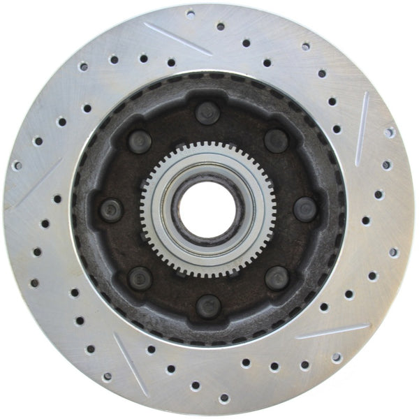 Stoptech 94-98 Dodge Ram 2500 Drilled/Slotted Rotor Front