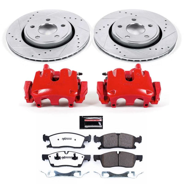 Power Stop 11-17 Dodge Durango Z36 Truck and Tow Kit w/ Calipers - Front