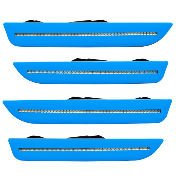 Oracle 10-14 Ford Mustang Concept Sidemarker Set - Clear - Grabber Blue (CI)