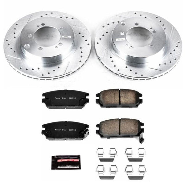 Power Stop 1994 Dodge Stealth Rear Z23 Evolution Sport Brake Kit