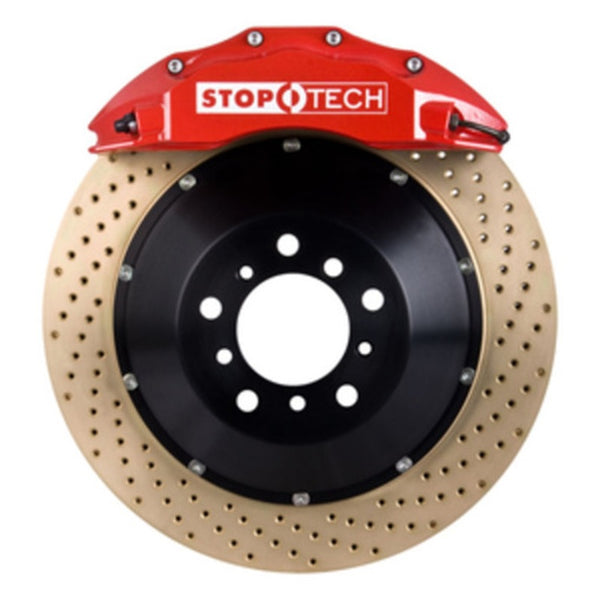 StopTech 96-00 Dodge Viper BBK Front Red ST-60 Calipers 355x32 Zinc Drilled Rotors