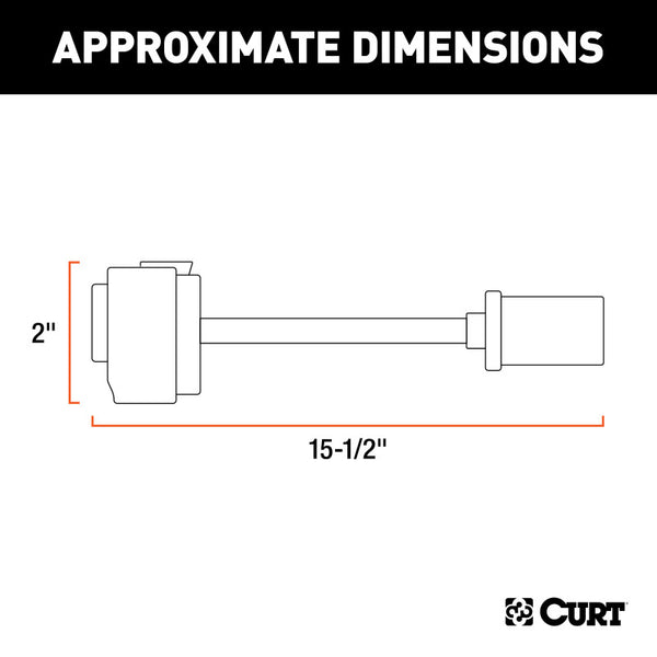 Curt Dodge Factory Harness Adapter (Dodge Vehicle to USCAR Socket)