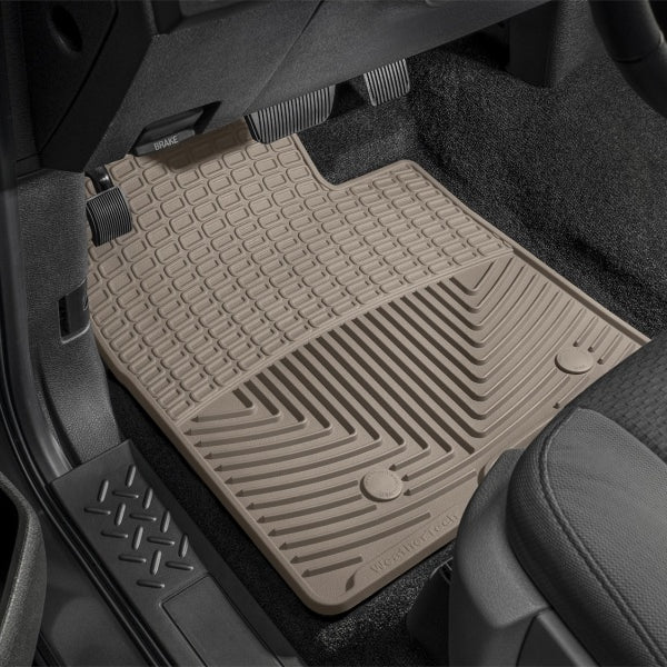 WeatherTech 12-13 Ford Mustang Front Rubber Mats - Tan