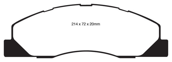 EBC 09-11 Dodge Ram 2500 Pick-up 5.7 2WD/4WD Ultimax2 Front Brake Pads