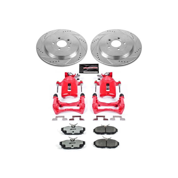 Power Stop 13-14 Ford Mustang Z26 Street Kit w/ Calipers - Rear