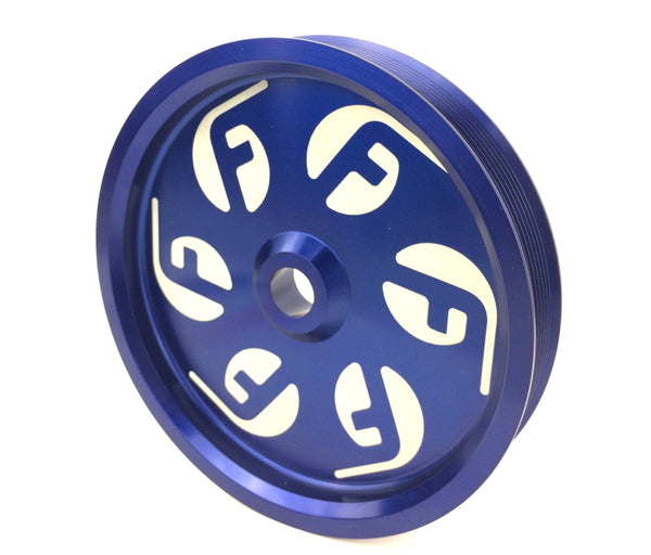 Fleece Performance Dodge Cummins Dual Pump Pulley (For Use w/ FPE Dual Pump Bracket) Blue