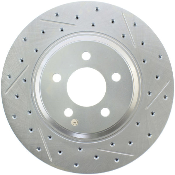 StopTech Select Sport 94-04 Ford Mustang Slotted and Drilled Front Rotor