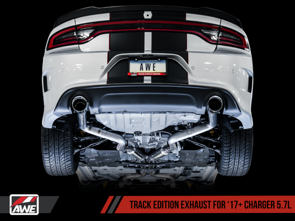 AWE Tuning 17+ Dodge Charger 5.7 Track Edition Exhaust - Chrome Silver Tips