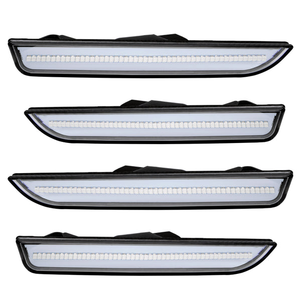 Oracle 10-14 Ford Mustang Concept Sidemarker Set - Clear - Yellow Blaze Tricoat (NQ)