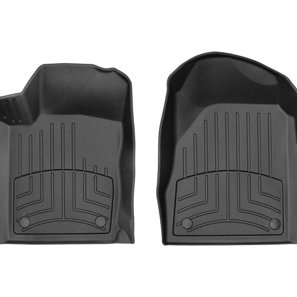 WeatherTech 2016+ Dodge Durango / Jeep Grand Cherokee Front 3D Floor Mats - Black