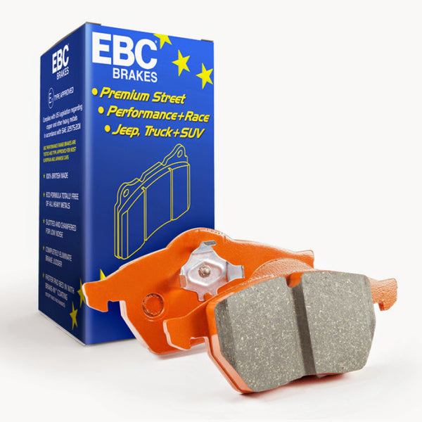 EBC 13-14 Ford Mustang GT500 Orangestuff Front Brake Pads