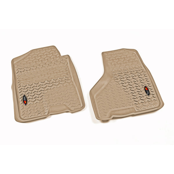 Rugged Ridge Floor Liner Front Tan 2009-2011 Dodge Ram 1500 / 2500 / 3500 Crew Cab