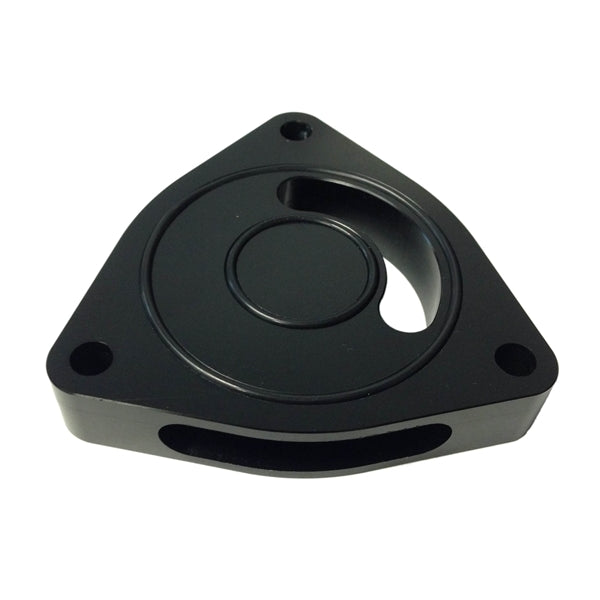 Torque Solution Blow Off BOV Sound Plate (Black): Dodge Caliber SRT-4 08-09
