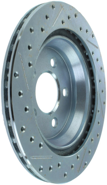 StopTech Select Sport 94-04 Ford Mustang Slotted and Drilled Left Rear Rotor