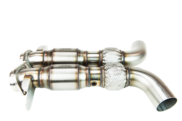 Kooks 2015+ Ford Mustang GT350 5.2L Complete Competition Exhaust (Headers/Catted X-Pipe/Axle Back)