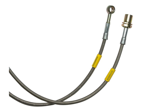 Goodridge 00-01 Dodge Ram 1500 4WD w/ABS w/o Ride Height Sensor 4in Ext SS Brake Line Kit