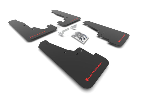 Rally Armor 2016-21 Dodge Durango SRT / RT Black UR Mud Flap Red Logo