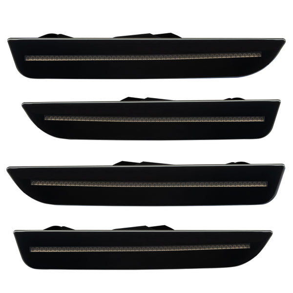 Oracle 10-14 Ford Mustang Concept Sidemarker Set - Tinted - Ebony/Black (UA)