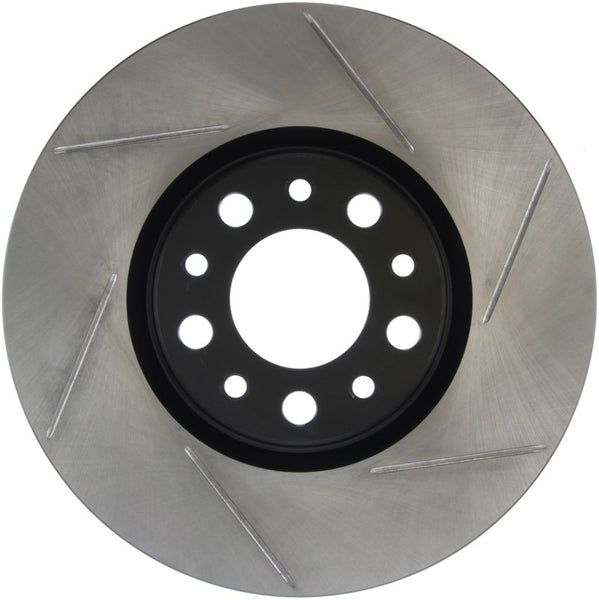 StopTech 13-14 Dodge Dart / 2015 Jeep Renegade / 2015 Chrysler 200 Slotted Left Front Rotor