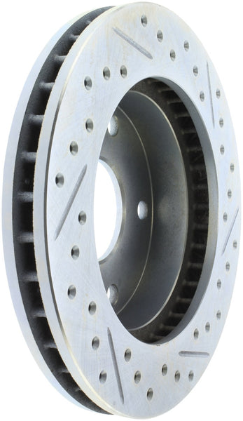 StopTech Select Sport 92-99 Dodge Ram 1500 Pickup 4WD Slotted and Drilled Left Front Rotor