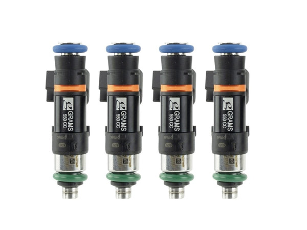 Grams Performance 02-11 Subaru WRX / 07+ STI / 07-11 Legacy 550cc Fuel Injectors (Set of 4)