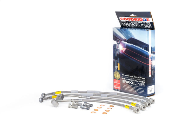 Goodridge 11-15 Jeep Grand Cherokee (Non SRT 8) / 11-15 Dodge Durango (All Models) SS Brake Lines