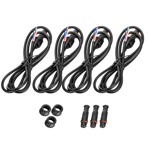 Oracle Dodge Charger 05-10 Triple Ring Halo Kit - ColorSHIFT w/ BC1 Controller