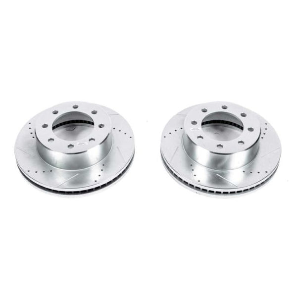 Power Stop 09-10 Dodge Ram 2500 Front Evolution Drilled & Slotted Rotors - Pair