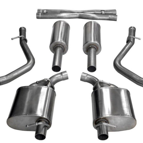 Corsa 15-20 Dodge Challenger 3.6L 2.5in Cat-Back Dual Rear Exit (re-uses stock exhaust bezel)