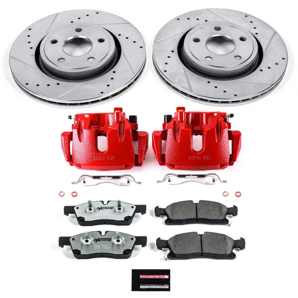 Power Stop 11-17 Dodge Durango Z26 Street Kit w/ Calipers - Front