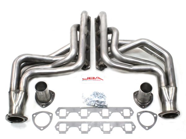 JBA 65-73 Ford Mustang 260-351W (w/Mustang II Suspension) 1-3/4in Primary Raw 409SS Long Tube Header