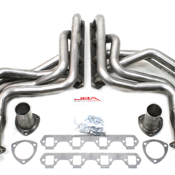 JBA 65-73 Ford Mustang 260-351W (w/Mustang II Suspension) 1-3/4in Primary Raw 409SS Long Tube Header