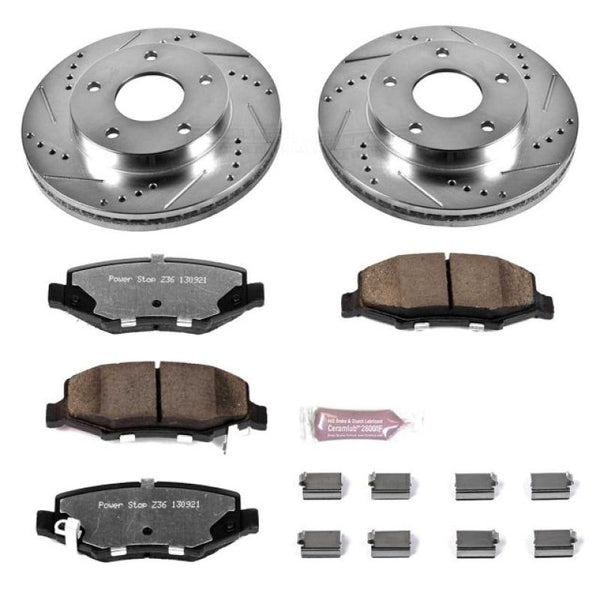 Power Stop 07-11 Dodge Nitro Rear Z36 Truck & Tow Brake Kit