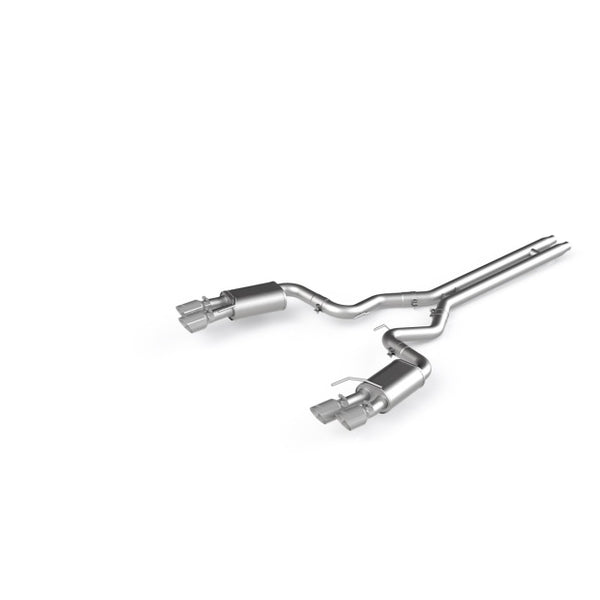 MBRP 18-19 Ford Mustang GT 5.0 3in Dual Split Rear AL Cat Back w/ Quad 4.0in Dual Wall Tips