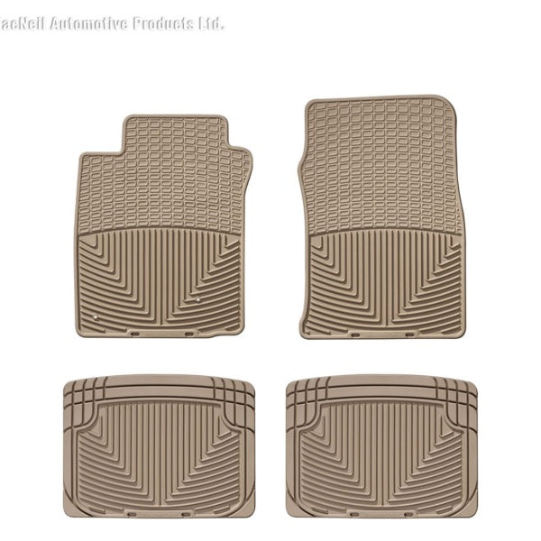 WeatherTech 97-04 Dodge Dakota Front and Rear Rubber Mats - Tan
