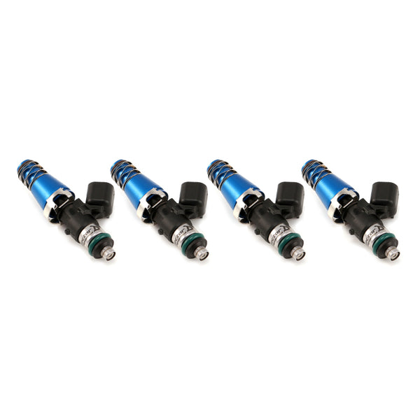 Injector Dynamics 1340cc Injectors-60mm Length-11mm Blue Top-14mm Low O-Ring(Mach to 11mm)(Set of 4)