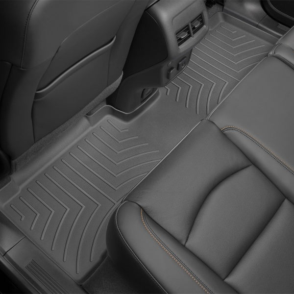 WeatherTech 2019+ Dodge Ram Rear FloorLiner - Black (Fits Crew Cab w/No Underseat Storage Only)