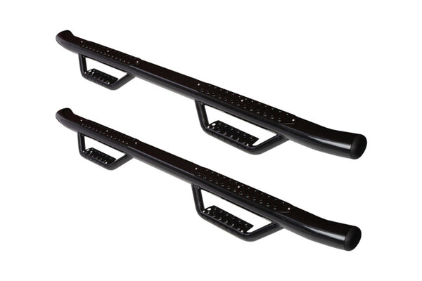 Go Rhino 09-14 Dodge Ram 1500 Dominator D4 SideSteps - Cab Length - Black