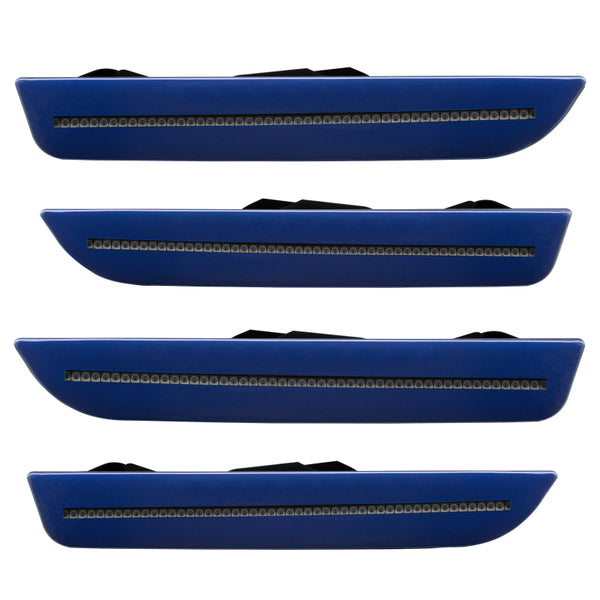 Oracle 10-14 Ford Mustang Concept Sidemarker Set - Tinted - Deep Impact Blue Metallic (J4)