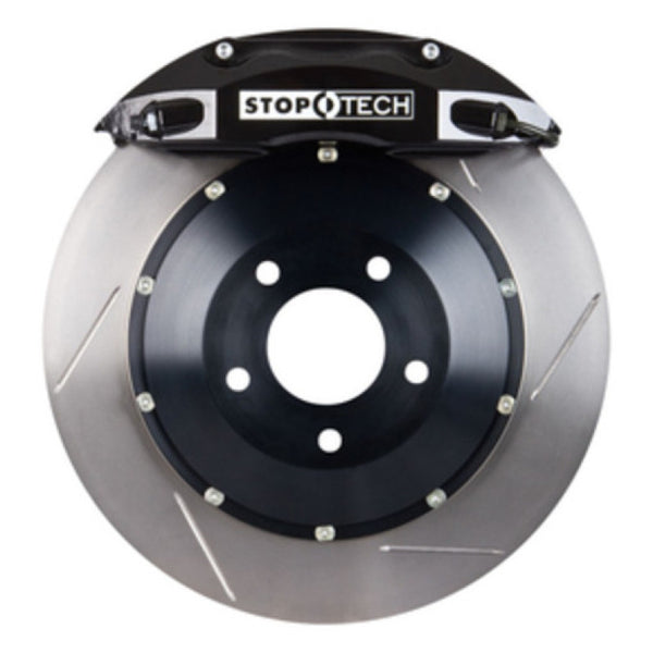 StopTech 94-04 Ford Mustang Front BBK Black ST-40 355x32mm Slotted Rotors