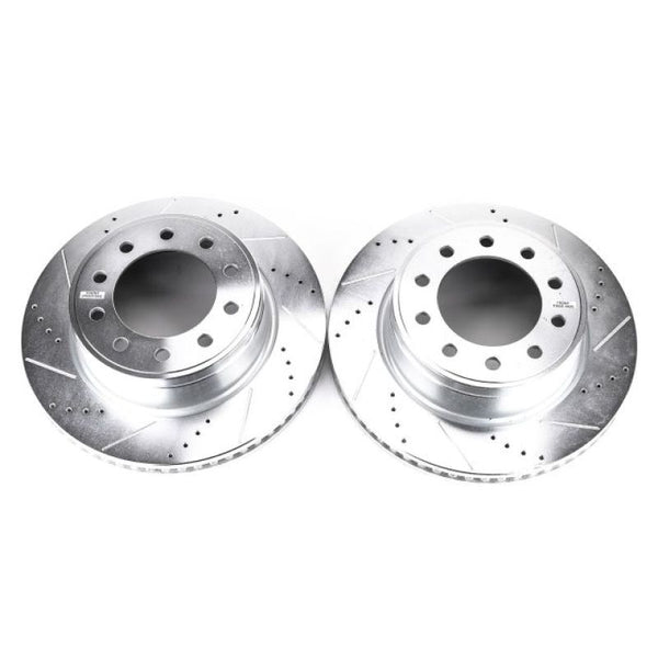 Power Stop 08-10 Dodge Ram 4500 Front or Rear Evolution Drilled & Slotted Rotors - Pair