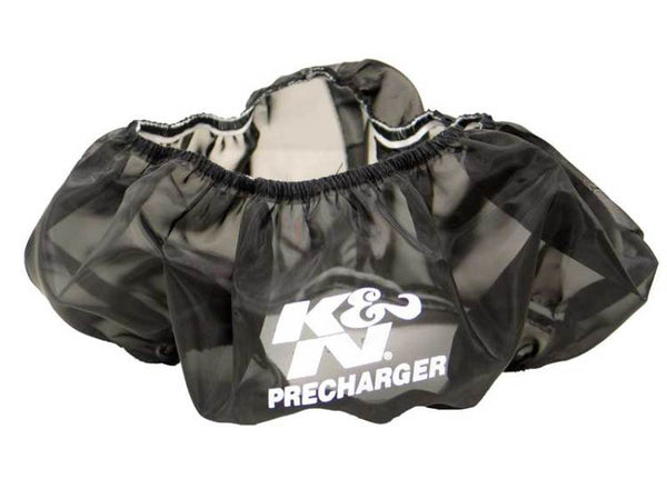 K&N Universal Precharger Air Filter Wrap - Round Straight - Black - 11in ID x 4in H