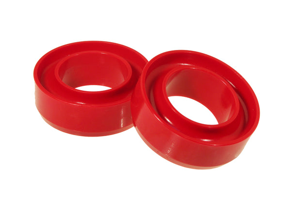 Prothane 02-04 Dodge Ram 2wd Front Coil Spring 2in Lift Spacer - Red