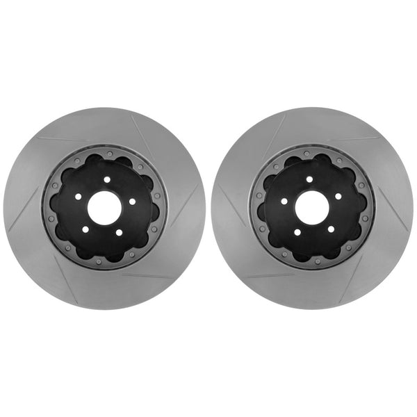 StopTech 14-17 Dodge Viper (Excl TA Model) AeroRotor 2pc Slotted and Zinc Plated Front Rotor (Pair)