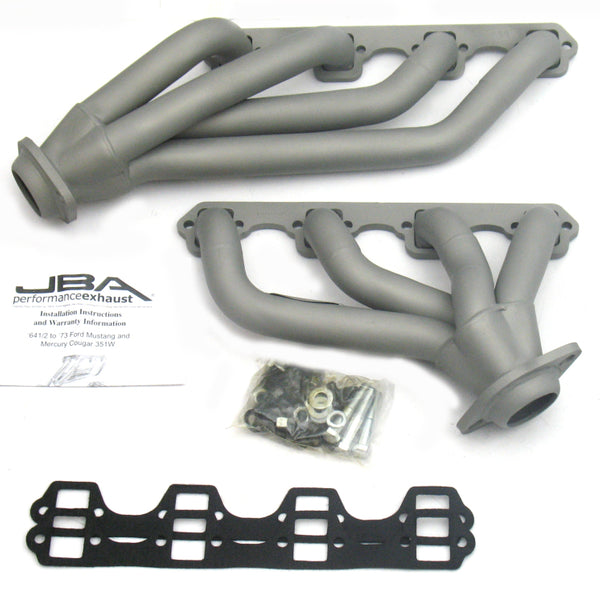 JBA 65-73 Ford Mustang 351W SBF 1-5/8in Primary Ti Ctd Mid Length Header