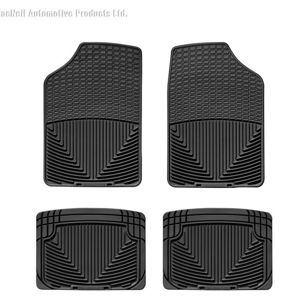 WeatherTech 66-92 Dodge Monaco Front and Rear Rubber Mats - Black