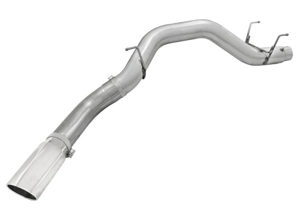 aFe Atlas 5in DPF-Back Aluminized Steel Exh Dodge RAM Diesel 13-14 6.7L (td) Mega Cab w/Polished Tip