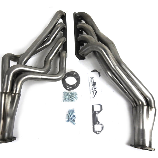 JBA 65-73 Ford Mustang 260-302 SBF 5 Speed T5/T56 1-3/4in Primary Raw 409SS Long Tube Header