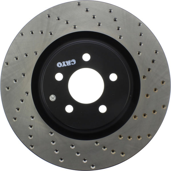 StopTech 07-13 Mustang Shelby / 10-13 GT / 12-13 Boss 302 Fr Left Drilled CRYO-STOP Brake Rotor