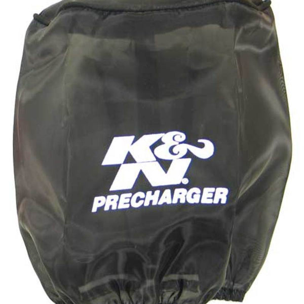 K&N Precharger Air Filter Wrap Round Straight Black 5in ID x 6in Height